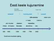 Eesti keele kujunemine #8
