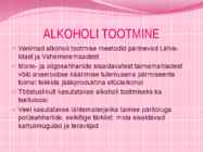 ALKOHOL JA TERVIS #2