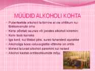 ALKOHOL JA TERVIS #12
