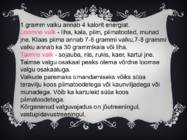Valgud ja taimne toidusedel esitlus #8