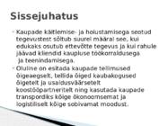 Kauba käsitlemine ja hoiustamine #2