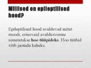 EPILEPSIA #4