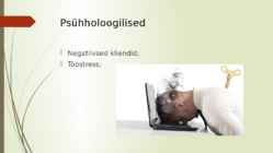 Optometristi töökeskkonna ohutegurid- optometrist-kui klienditeenindaja #8