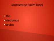ARMASTUSE TEOORIA #5