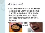 Huuletubakas ehk snus #2