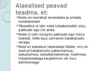 Huuletubakas ehk snus #5