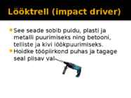 Elektrilised tööriistad #5