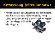 Elektrilised tööriistad #9