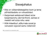 Kitsede söötmisalased uuringud #2