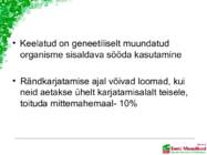 Kitsede söötmisalased uuringud #11