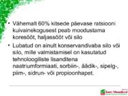 Kitsede söötmisalased uuringud #10