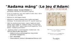 Aadama mäng #3