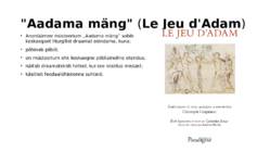 Aadama mäng #4