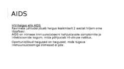 HIV ja AIDS #4