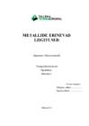 Metallide erinevad liigitused