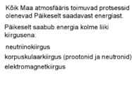 Maa kiirgusbilanss #2