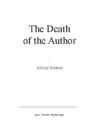The Death of the Author