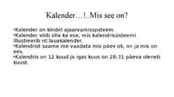 Kalender #2