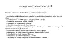 Kalender #4