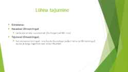 Lõhna tajumise häired ja selle põhjused #3