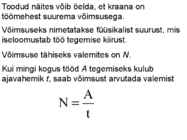 Töö-võimsus ja energia #10