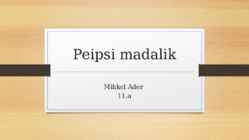 Peipsi madalik