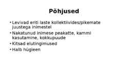 Pedikuloos ja sügelised #4