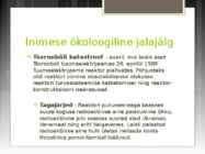 Inimese ökoloogiline jalajälg-esitlus #11