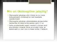 Inimese ökoloogiline jalajälg-esitlus #3