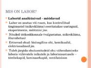 Laboratoorne kontroll #2