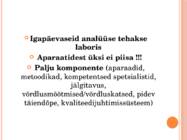 Laboratoorne kontroll #28