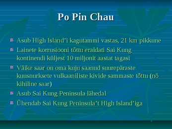 High Island ja Po Pin Chau #8