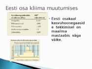 Milline on Eesti osa kliima muutumises #6