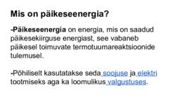 Päikeseenergia #2