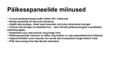 Päikeseenergia #5