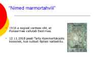 Albert Kivika romaani-Nimed marmortahvlil-esitlus #4