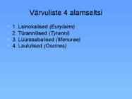 Värvulised #16