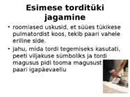 Pulma traditsioonid #6