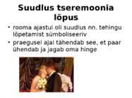 Pulma traditsioonid #7