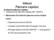 Vitamiinid #12