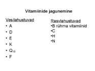 Vitamiinid #3