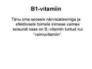 Vitamiinid #31