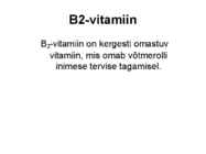 Vitamiinid #35