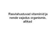 Vitamiinid #5