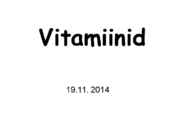 Vitamiinid