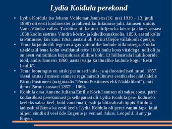 Lydia Koidula presentatsioon #6