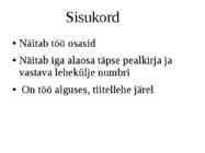 Mis on uurimustöö #9