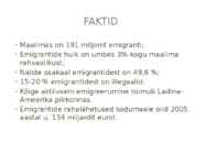Migratsioon ja pagulus #2