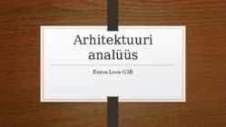 Arhitektuuri analüüs Neuschwanstein-i loss