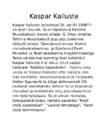 Kaspar Kalluste